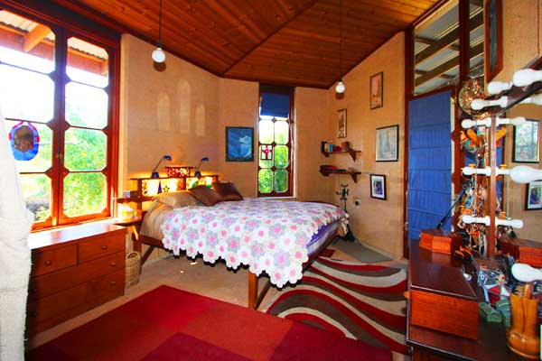 the large main bedroom is a wonderful resting space